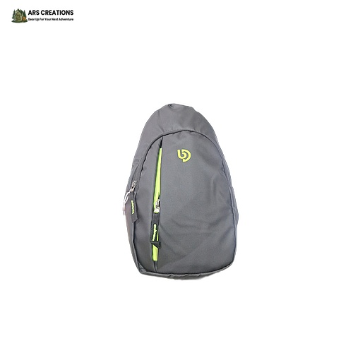 ARS Creations Sleek Everyday Backpack (Black with Green Accents)